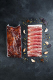 Шпек Speck свиной окорок, похожий на Прошутто, но с выраженным копченым ароматом оптом доставка из г.Ростов-на-Дону