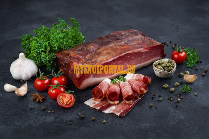 Шпек Speck свиной окорок, похожий на Прошутто, но с выраженным копченым ароматом оптом Ростов-на-Дону - изображение 1