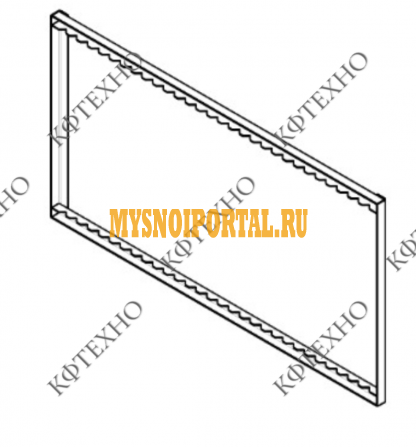 Рамка шпротная для мелкой рыбы под шампур 490-500мм 500х940х25мм 28 пазов КФТЕХНО (Россия) Малоярославец - изображение 1