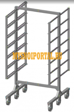 Рамы для использования в термокамерах 1000х1000х1970мм КФТЕХНО (Россия) Малоярославец - изображение 1