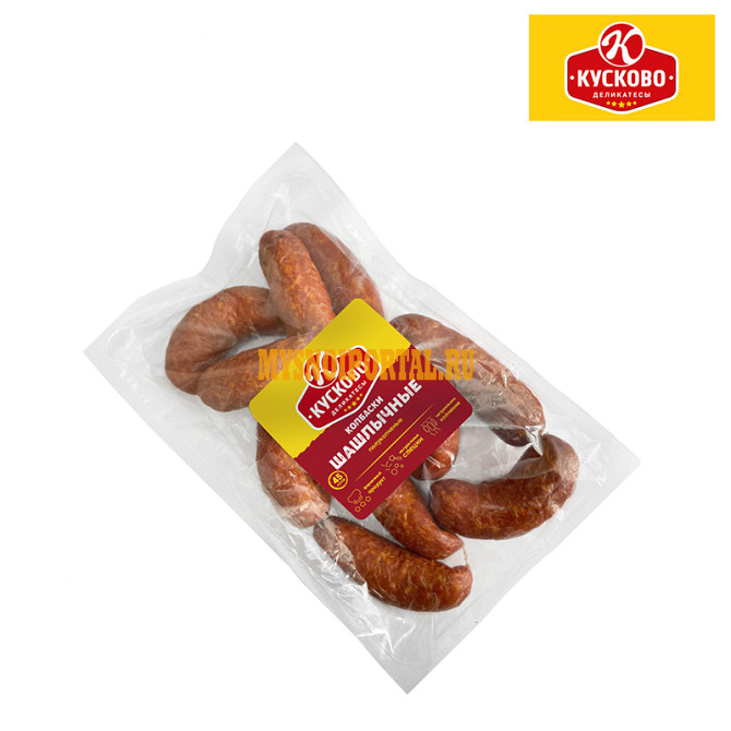 Полукопченые колбаски Шашлычные ТМ Кусково деликатесы опт Москва - изображение 1