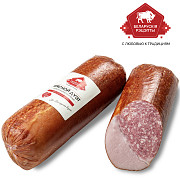 Сервелат Мясной Дуэт варено-копченый Белорусские рецепты доставка из г.Москва