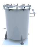Автоклав промышленный вертикальный, Я16-АБА доставка из г.Павлово