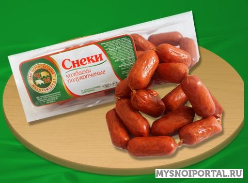 Предлагаем «Снеки» колбаски полукопченые Череповец - изображение 1
