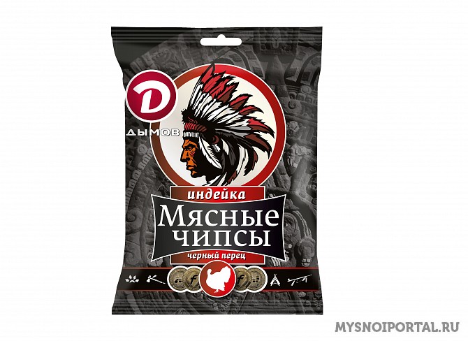 Мясные чипсы из индейки с черным перцем Москва - изображение 1