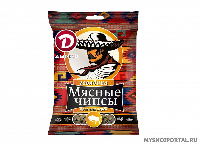 Мясные чипсы из говядины с красным перцем Москва - изображение 1