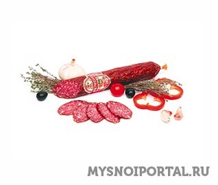 Колбаса сырокопчёная «Посольская» Екатеринбург - изображение 1