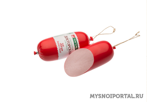 Колбаса Докторская классическая п/а шт-380 Санкт-Петербург - изображение 1