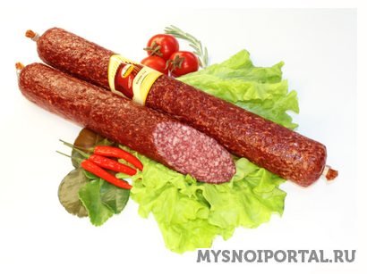 Колбаса «Зернистая» ГОСТ сырокопченая Москва - изображение 1