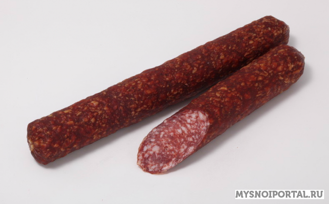 Колбаса сырокопченная "Праздничная" Екатеринбург - изображение 1