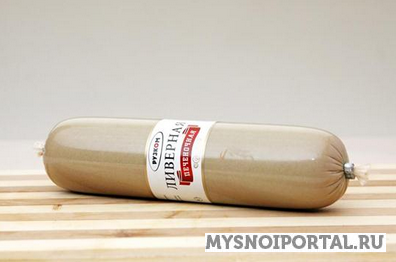 Колбаса ливерная "Печеночная" 400г Лыткарино - изображение 1