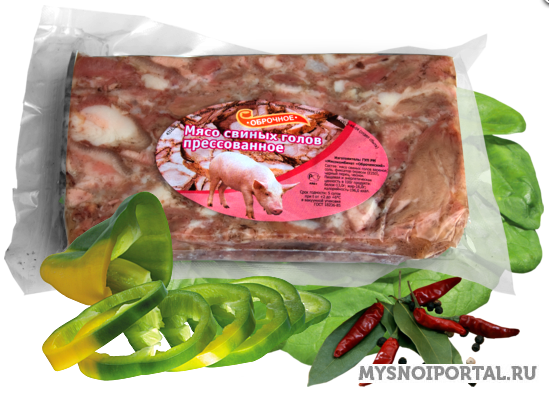 Прессованное мясо свиных голов "Люкс" в/у Баево - изображение 1