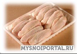 Мясо частей кур «Крылья» /подложка/ Боровский - изображение 1