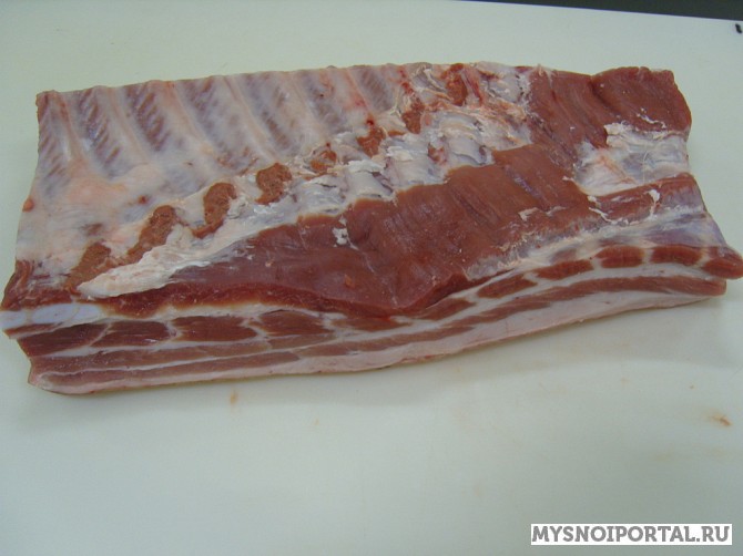 Предлагаем свиная грудинка н/к Курск - изображение 1