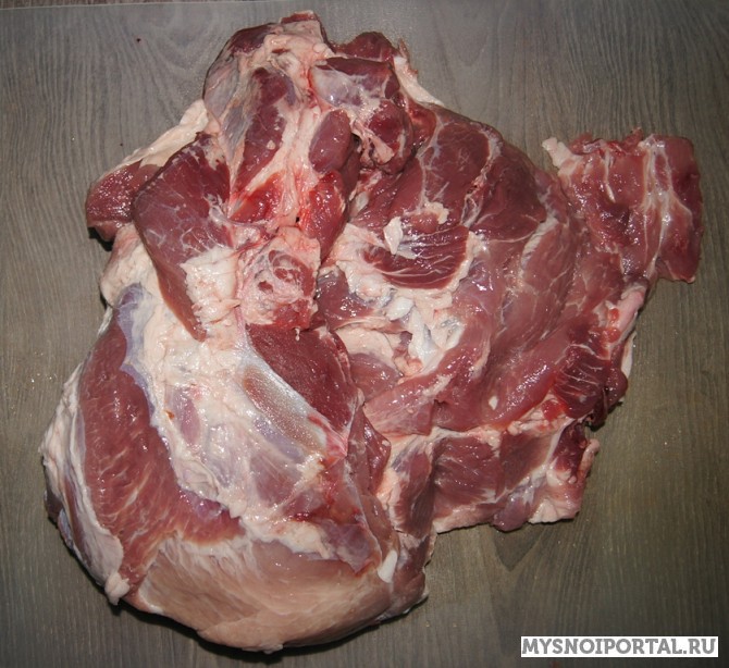 Лопатка свиная б/к, замороженная(ое), в Новосибирске Новосибирск - изображение 1