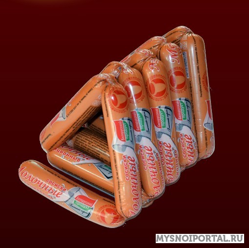 Предлагаем Сосиски Молочные люкс в/с Слоним - изображение 1