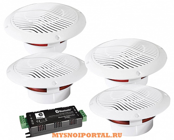Комплект bluetooth 4 динамика 160вт, для фоновой музыки Астана - изображение 1