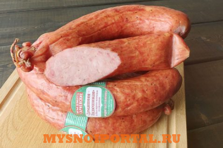 Предлагаем: Колбаса варено-копченая «Домашняя ИНДЮШИНАЯ» Пятигорск - изображение 1