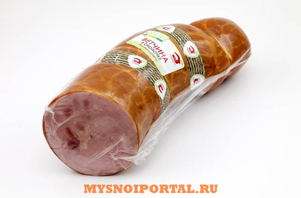 Предлагаем: Ветчина в оболочке в синюге в/у Бородино - изображение 1