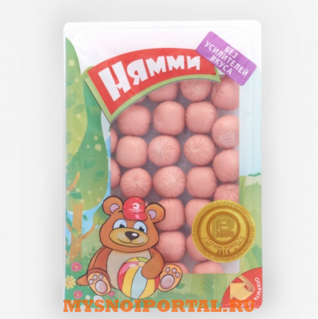 Предлагаем: Колбаски Крошка Нямми вареные газ/у Бородино - изображение 1